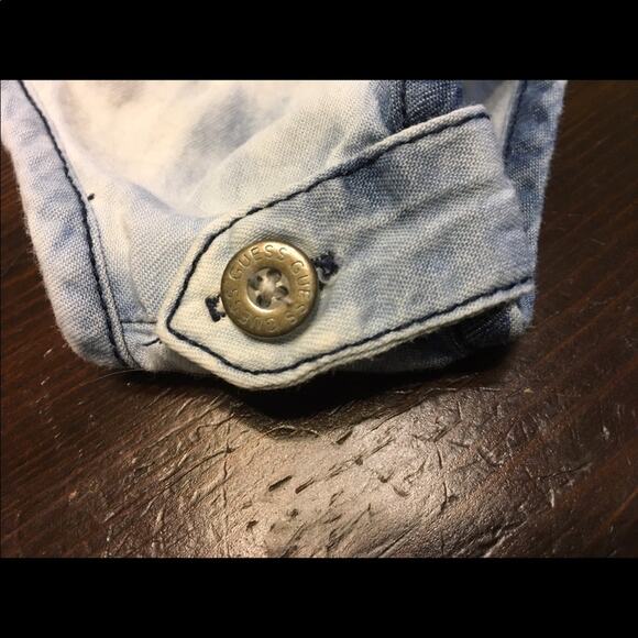 Girl Tie-Dye Chambray Dress by Guess Kids - Picture 5 of 6